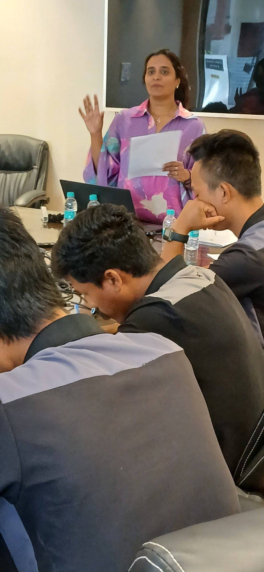 Corporate training session